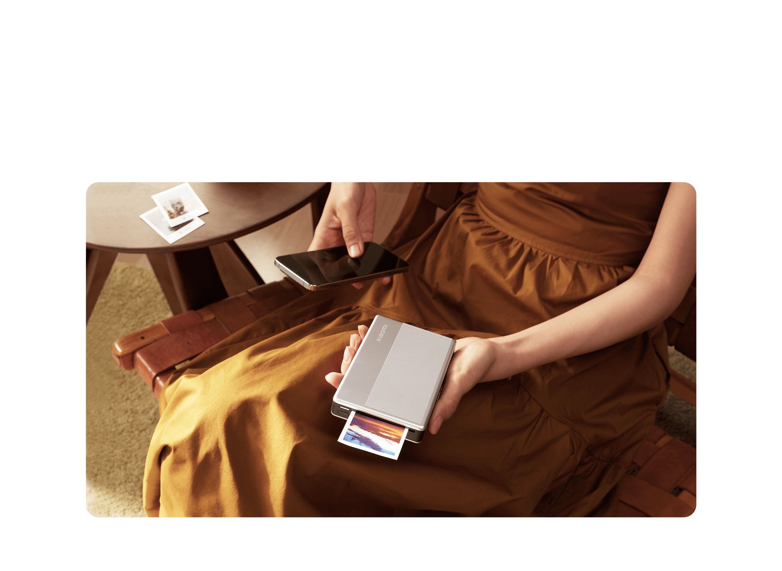 Portable Photo Printer 1S | Slim, lightweight, zero-ink instant prints